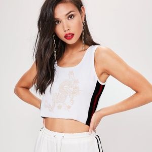🐲MISSGUIDED | DRAGON CROP TOP
